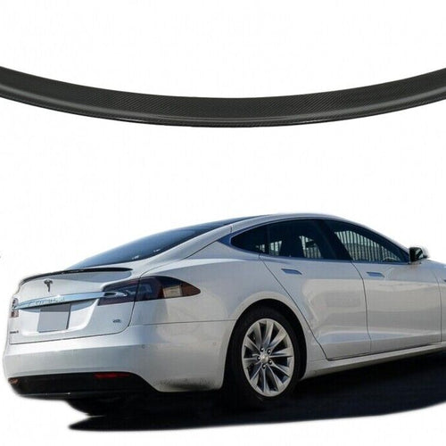 Spoiler per bagagliaio per Tesla Model S (2012-up) Vero carbonio