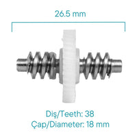 Ingranaggio Motore Specchio Retrovisore (38 Denti) Volvo S40 S60