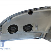 Copri specchietti per Audi A4 B9 (2016-) alloggiamento completo placcato in allu