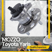 2 pezzi x CUSCINETTI RUOTA per TOYOTA YARIS MOZZO POSTERIORE SX+DX con ABS
