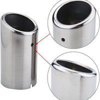 Silenziatore Tubo Di Scarico In Acciaio Auto Universale LOOK SPORT