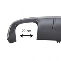 Diffusore per paraurti posteriore per Audi A4 B9 8W berlina/Avant (2016-2018) De