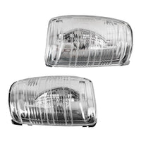 Coppia Frecce Ford Transit Specchietto Fanale Fanalino Bianco Destra+Sinistra
