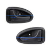 Set completo 4 Maniglie interne sx/dx ant. post. per Renault Megane 1 Clio 2