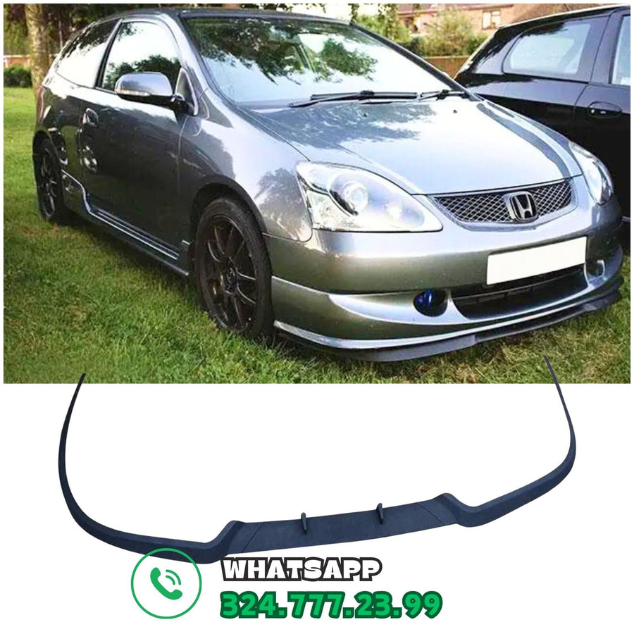 LAMA FRONTALE HONDA CIVIC SI ⭐SOTTO PARAURTI SPLITTER SPOILER ANTERIORE