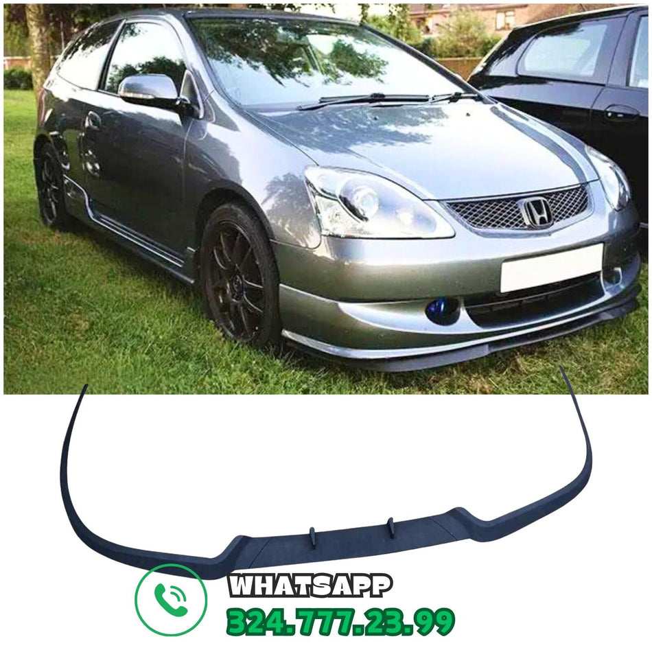 LAMA FRONTALE HONDA CIVIC SI ⭐SOTTO PARAURTI SPLITTER SPOILER ANTERIORE
