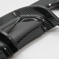 Diffusore spoiler paraurti posteriore doppia uscita per scarico singolo per BMW