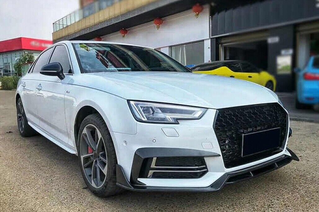 Paraurti Inferiore Griglia Coperture Griglie Laterali per Audi A4 B9 Berlina – vista 5