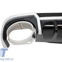 Punte di scarico per diffusore paraurti posteriore per Audi A4 B9 8W (2016-2018)