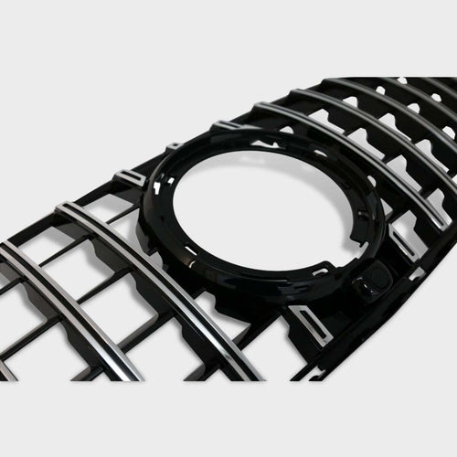 per Mercedes GLC X253 C253 2019-2022 Griglia Anteriore Cromata 63 AMG Look