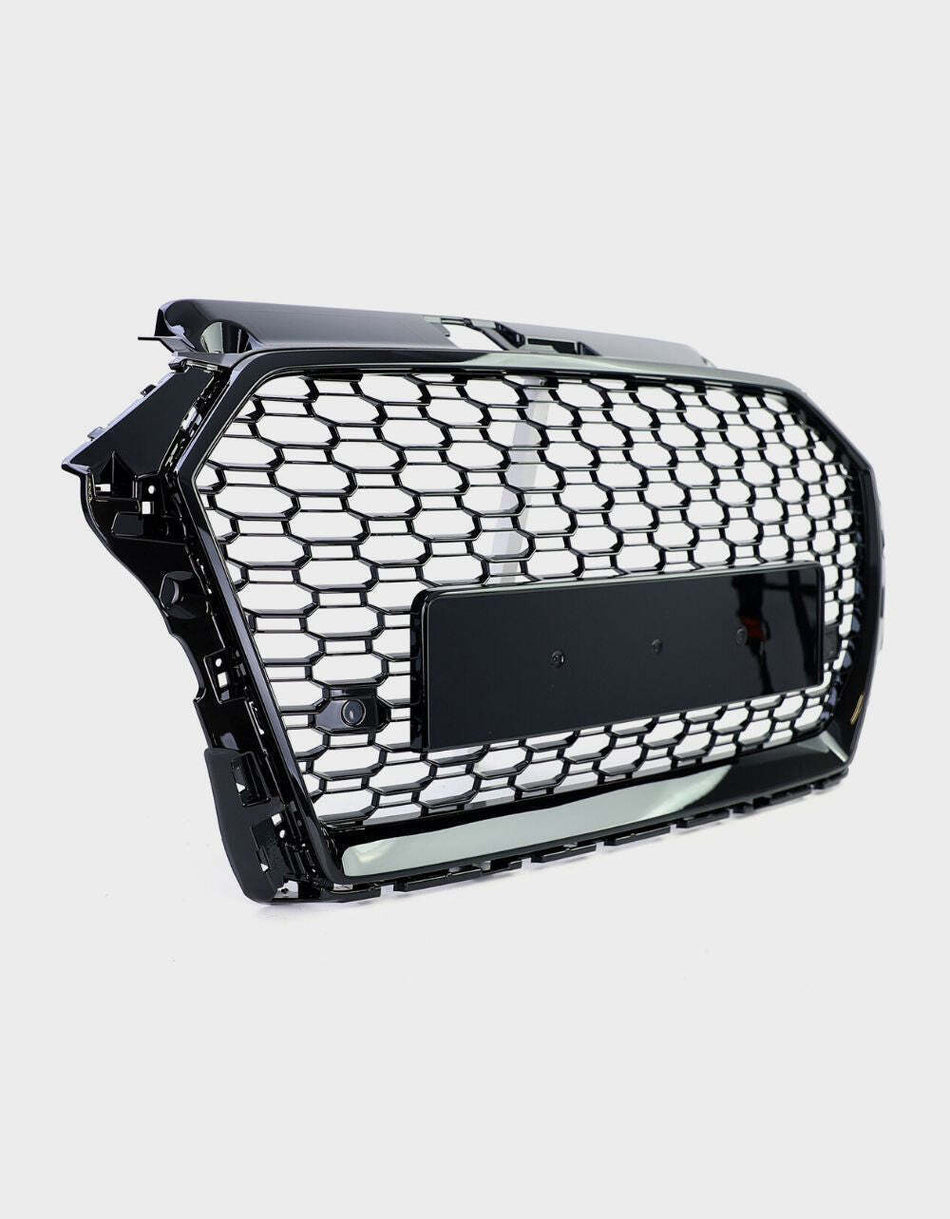 per AUDI A3 8V 2016-2020 Griglia Radiatore RS3 Look Nero - PDC
