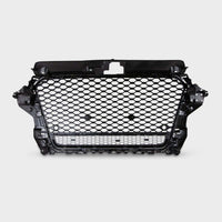 per AUDI A3 8V 2012-2016 Griglia RS Look a Nido D'ape Nero PDC
