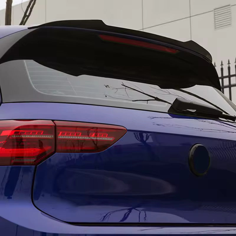 SPOILER POSTERIORE "R STYLE" per VW GOLF 8 /  TSi TDi GTE  Nero Lucido