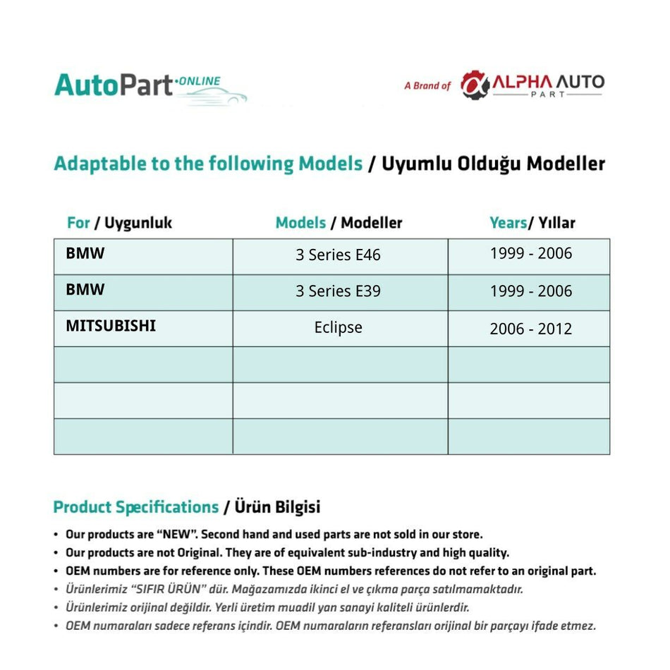 Maniglia per tendina parasole Mitsubishi Eclipse - Beige