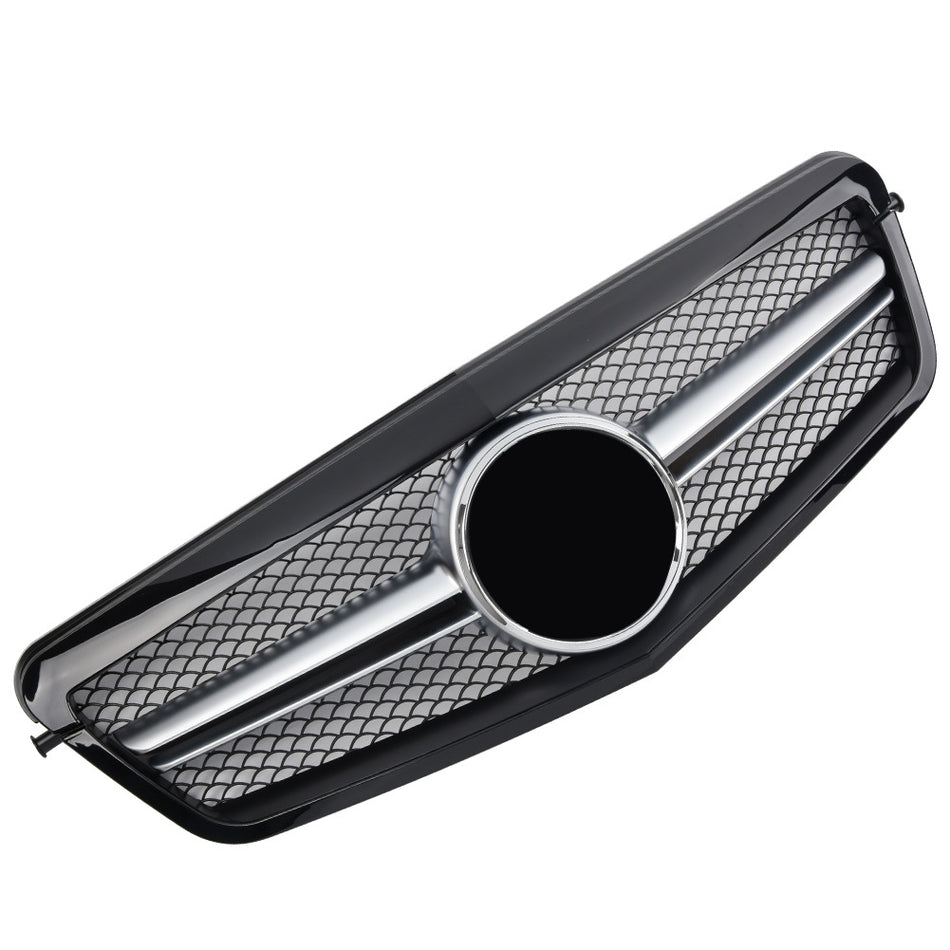 Griglia griglia sportiva per Mercedes W212 E FINO AL 2013 NERO LUCIDO AMG LOOK