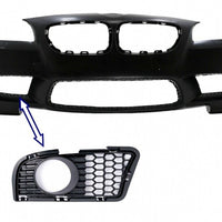 Griglia fendinebbia LATO DESTRO per BMW Serie 5 F10 F11 NON LCI (2010-2014) solo