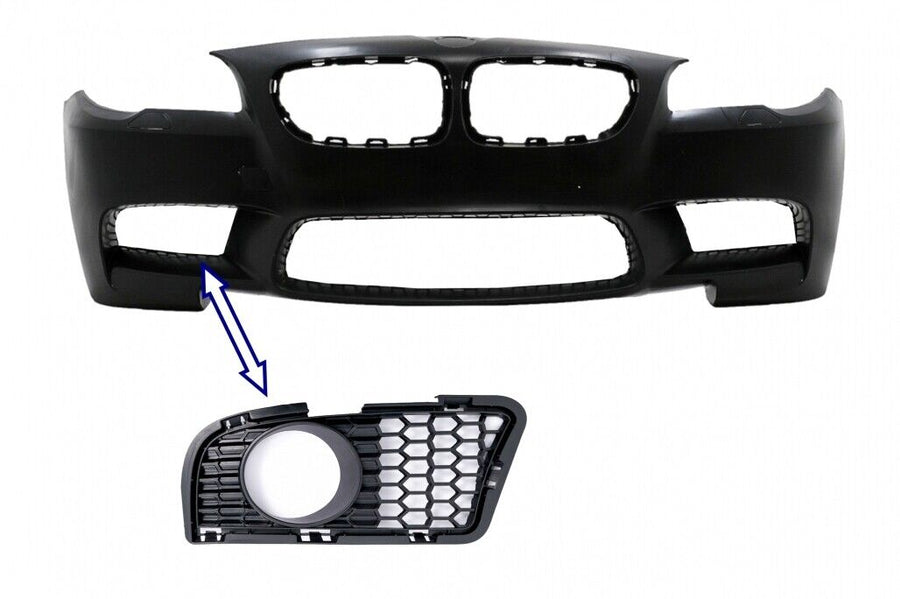 Griglia fendinebbia LATO DESTRO per BMW Serie 5 F10 F11 NON LCI (2010-2014) solo