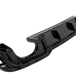 DIFFUSORE RS3 LOOK per Audi A3 8V BERLINA 2016-2019, (SOLO PER S-LINE) NERO