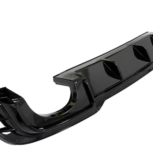 DIFFUSORE RS3 LOOK per Audi A3 8V BERLINA 2016-2019, (SOLO PER S-LINE) NERO