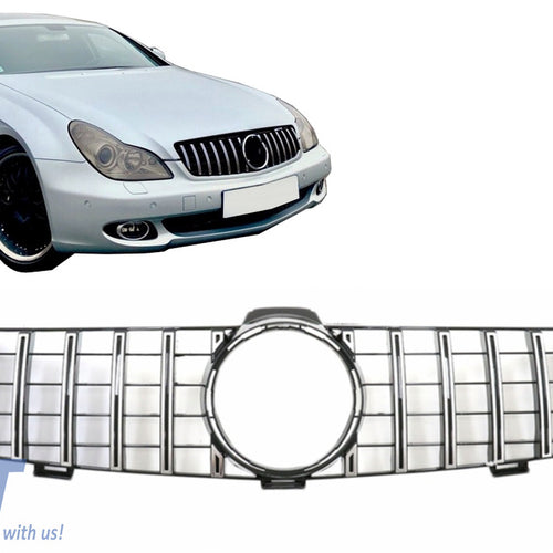 Griglia Anteriore per Mercedes CLS W219 (2005-2008) GT-R Panamericana Design Cro