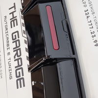 DIFFUSORE Modello KARBEL con LED per VW GOLF 7 fino al 2017 Nero Lucido