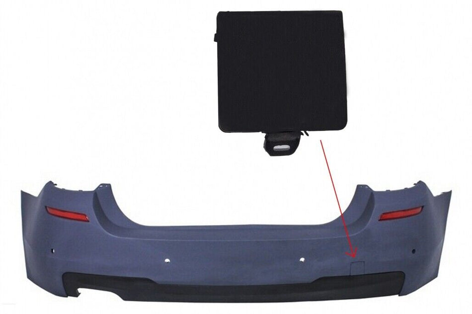Paraurti posteriore per copertura del gancio di traino per BMW Serie 5 F10 (2011