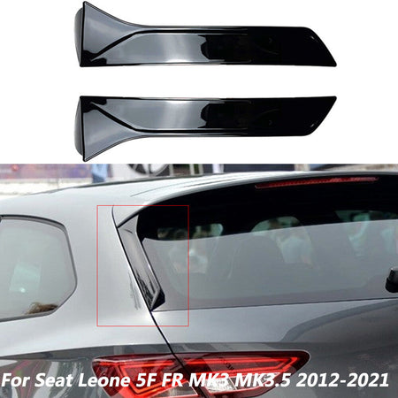 2 PEZZI SPOILER Posteriore Lunotto SPORTIVO per SEAT LEON 5F FR Mk3 MK3.5 – vista 3