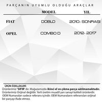 Freccia Specchietto Indicatore sinistro bianco - per Fiat Doblo Opel Combo
