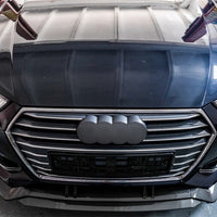 Lama Anteriore Splitter per Audi A4 B9 8W (2016-2018) SOLO S-LINE - CARBON