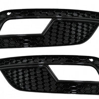 Coperchi fendinebbia per Audi A4 B8 Facelift (2012-2015) RS4 Design Nero