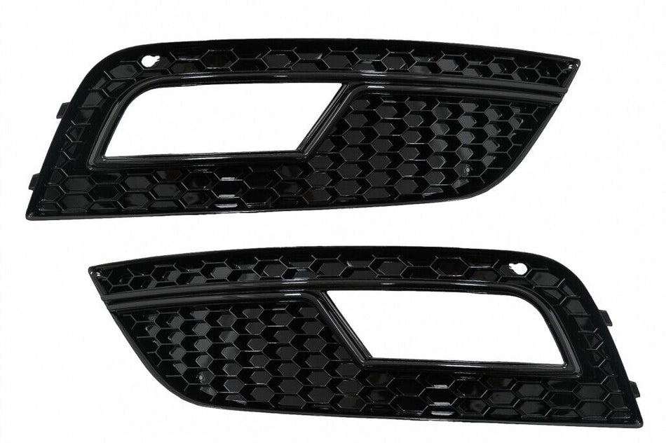 Coperchi fendinebbia per Audi A4 B8 Facelift (2012-2015) RS4 Design Nero