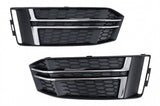 Paraurti Inferiore Griglia Coperture Griglie Laterali per Audi A4 B9 Berlina