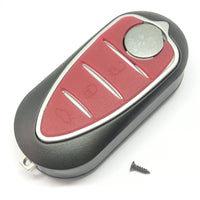 Telecomando Ricambio CHIAVE 3 Tasti in gomma e LOGO Alfa Romeo Mito Giulietta