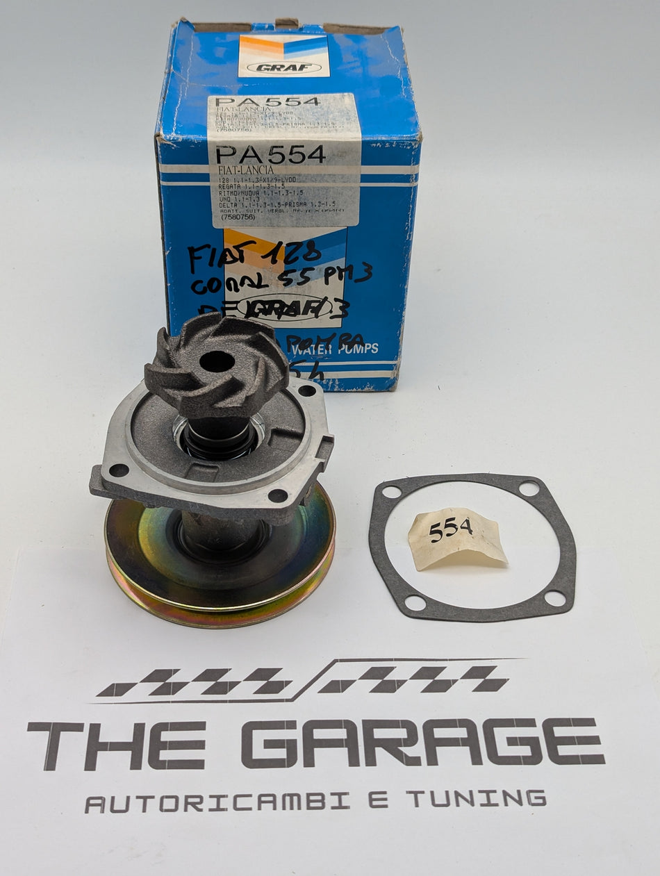 POMPA ACQUA GRAF per Fiat Uno Regata Ritmo 128 X Innocenti Koral Lancia Prisma