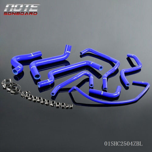 Kit 8 tubi silicone radiatore per Fiat Turbo Coupe 2.0 20V GT *SPEDIZIONE IMM...