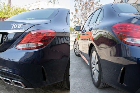 Alette laterali per paraurti posteriore Flics per Mercedes Classe C W205 – vista 8