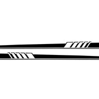 Decalcomanie laterali Adesivo in vinile nero opaco per MERCEDES Classe C C205 Co