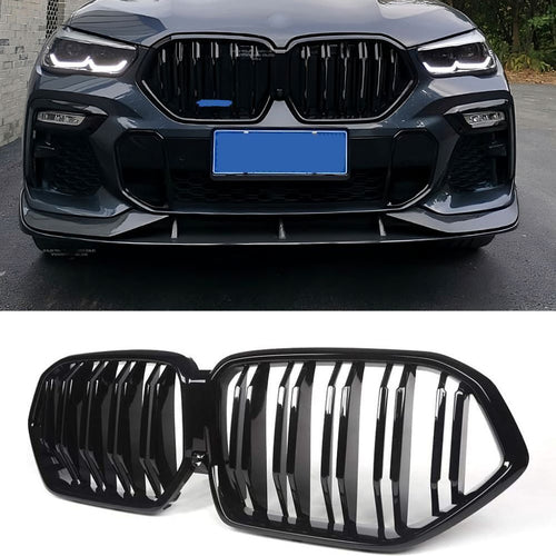 per X6 G06 2018-in poi Griglia Radiatore M Look Nero Lucido