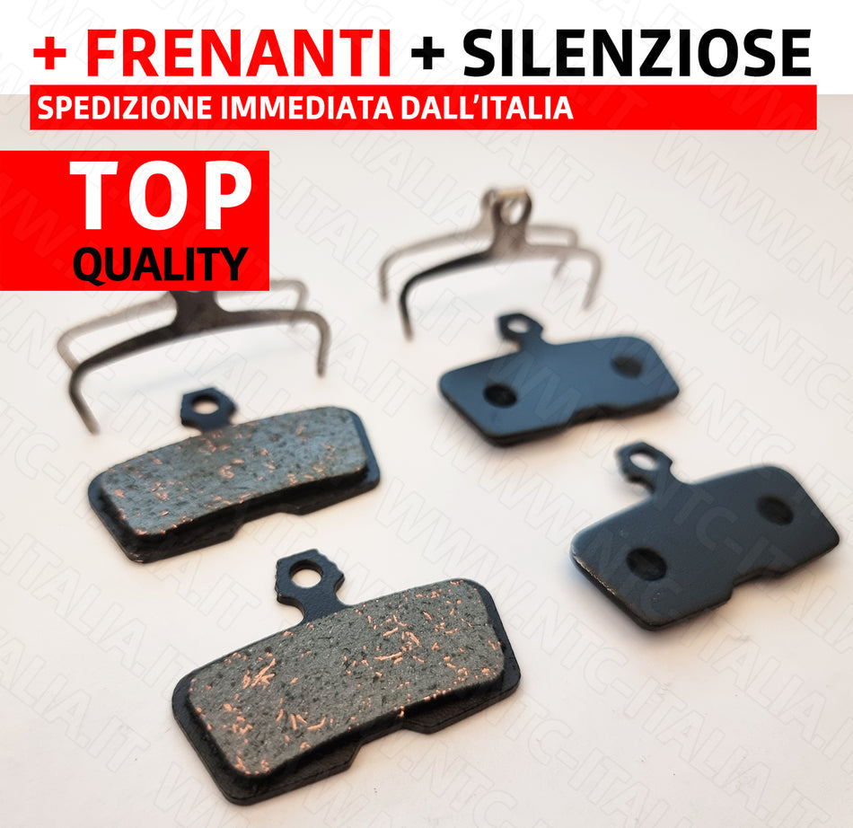 4pz(2coppie) Pastiglie DELUXE Top Silenziose BBB Avid Code SRAM Guide RE 2011---