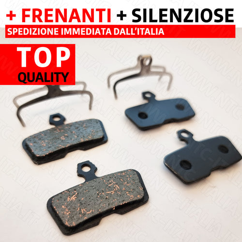 4pz(2coppie) Pastiglie DELUXE Top Silenziose BBB Avid Code SRAM Guide RE 2011---