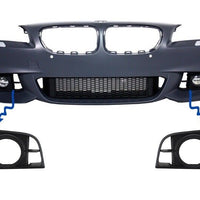 Coperchi fendinebbia per BMW Serie 5 F10 F11 NON-LCI LCI (2010-2017) Paraurti M-