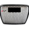 Griglia Nero Lucido a Nido d'ape per Audi A6 RS6 C6 2005-2012 Radiatore RS6 Look