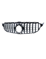 per Mercedes C205 Coupe 18-21 Griglia Anteriore Panamericana AMG