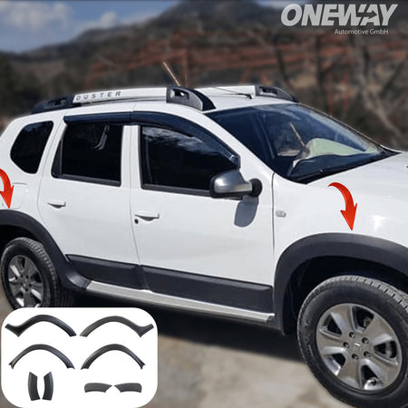 Copri passaruota compatibili con DACIA Duster Serie 1 2010-2017 con – vista 4
