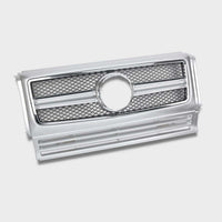 per Mercedes Classe G W463 1990-2018 Griglia Radiatore Argento