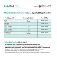 Freccia laterale destra bianca per Chrysler Ypsilon