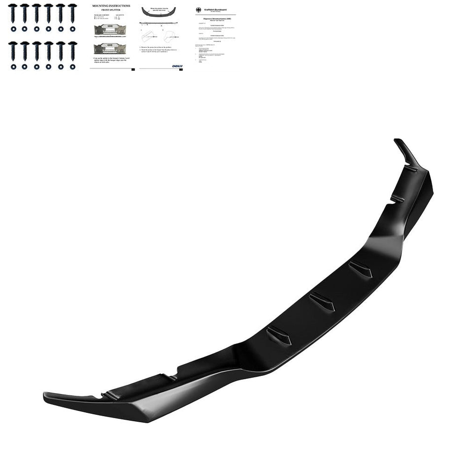 Splitter anteriore per BMW Serie M5 F90 Prefacelift 2018-2020 con omologazione A