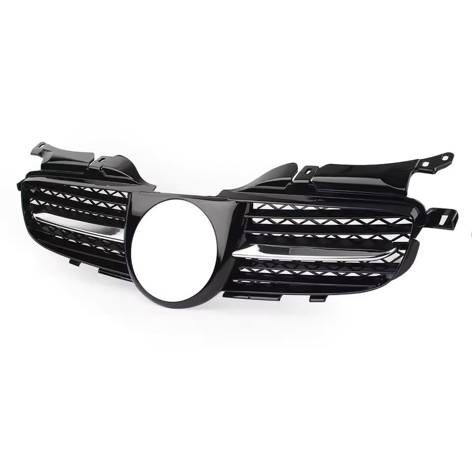 Griglia Sportiva a nido d'ape Nero Cromato per Mercedes SLK R170 97-04 Look R171