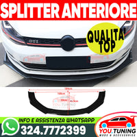 KIT-TUNING Sotto paraurti + Minigonne Carbon + Flaps VW Golf MK 6 7 8 GTI R POLO