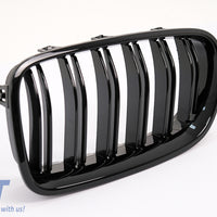 Griglie Centrali per BMW Serie 5 F10 F11 (2010-2017) Doppia Striscia M Design Ne